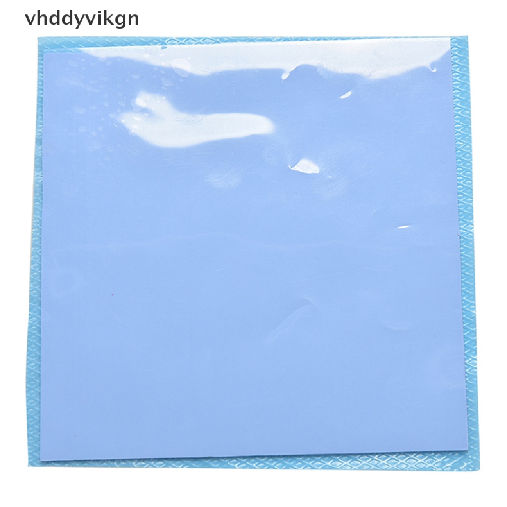 สะดวก ฮีทซิงค์ซิลิโคนสีฟ้า ขนาด 100mmx100mmx1mm