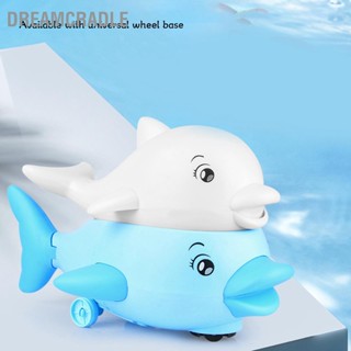 DreamCradle Dolphin Bath Spray Water Toy Induction ของเล่นสเปรย์น้ำอัตโนมัติพร้อมไฟดนตรีสำหรับเด็ก