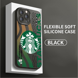 Starbucks เคสโทรศัพท์มือถือ ซิลิโคนนิ่ม TPU กันรอยเลนส์กล้อง ลายดาว สําหรับ Redmi 8 9A 9C 10A 9T Note 7 9 10 11 Pro 5G | Cx C105