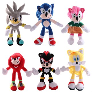 ตุ๊กตายัดนุ่น ซูเปอร์โซนิค Sonic Tails The Hedgehog Miles "Tails" ของเล่นสําหรับเด็กผู้ชาย และเด็กผู้หญิง