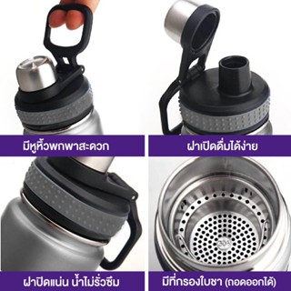 แก้วมีฝาปิด ALLWELL กระบอกน้ำเก็บอุณหภูมิ Water Bottle (ขนาด 500ml)