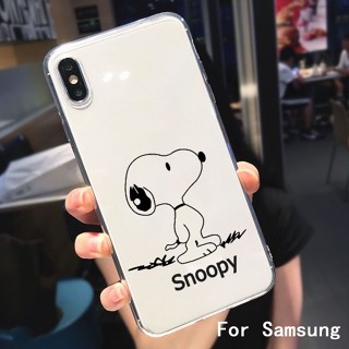 เคสใส ลายการ์ตูนสนูปปี้ สําหรับ Samsung S22 S21 S20 S20 S21 S23 Ultra Fe Snoopy case