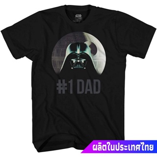 เสื้อยืดแขนสั้นเสื้อยืดเด็กชาย STAR WARS Darth Vader Dad Of The Year Fathers Day Adult Tee Graphic T-Shirt For Men Tshir