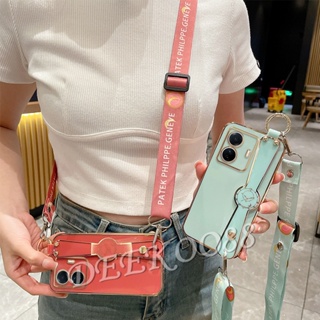 เคสโทรศัพท์มือถือ แบบนิ่ม พร้อมสายคล้องคอ และสายคล้อง สําหรับ Realme C55 4G 10 Pro 5G Coca-Cola Edition