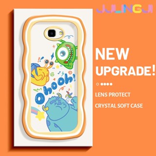 เคสโทรศัพท์มือถือ ซิลิโคนนุ่ม ใส กันกระแทก ลายมอนสเตอร์ สีโปร่งใส แบบสร้างสรรค์ สําหรับ Samsung J4 Plus 2018 J4 Prime