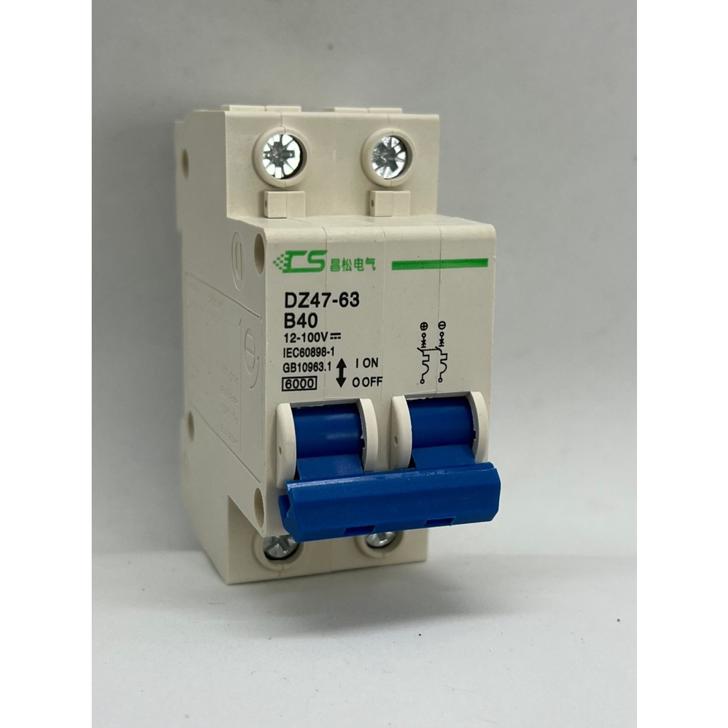 Breaker DC Circuit Breakers เบรกเกอร์โซล่าเซลล์ 12v-100v ยี่ห้อ CS