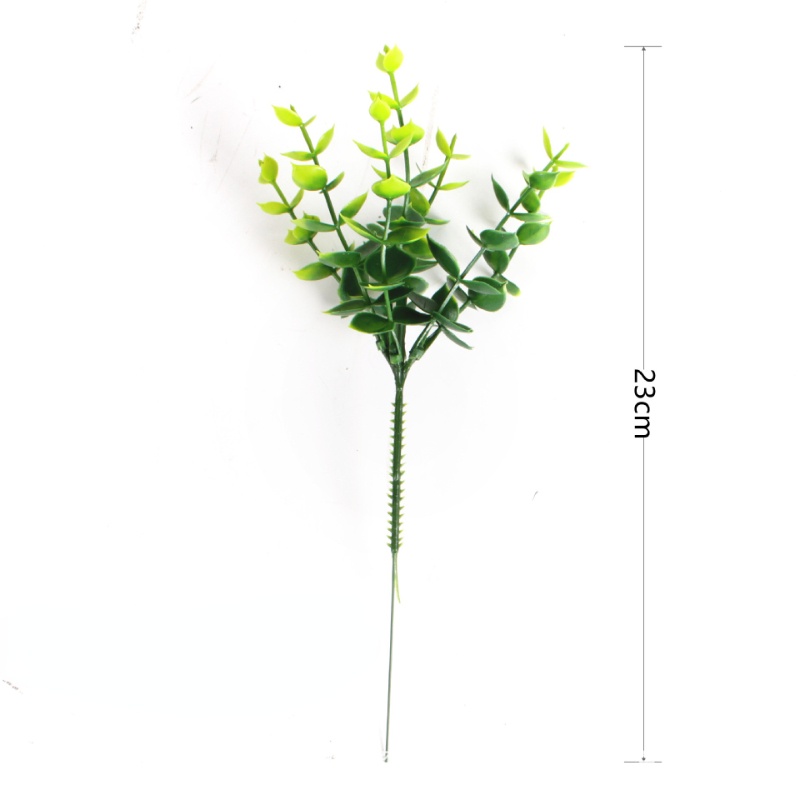 พืชปลอมสําหรับชั้นวางพืช มารยาท ในร่มพลาสติกขนาดเล็ก กรีนเนอรี่ สําหรับ ทําเอง โต๊ะทํางานประดิษฐ์พลาสติกยูคาลิปตัสพืชสําหรับตกแต่งบ้านในร่มห้องน