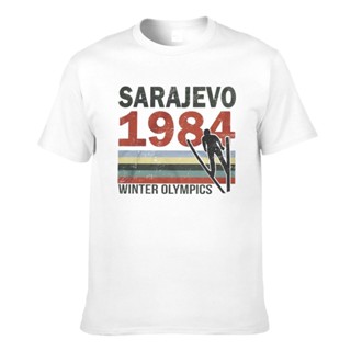 Top Quality Sarajevo 1984 Winter Olympic Games Creative Printed Cool Tshirt_03