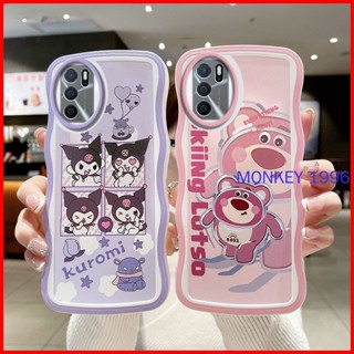 เคส OPPO A16 เคส OPPO Reno6 Z 5G เคส OPPO Reno8 5G เคส OPPO Reno7 Z 5G Reno 8Z 5G เคสโทรศัพท์มือถือ tpu ใส ลายการ์ตูนหมี สําหรับ TYXT