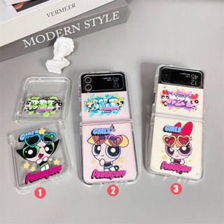 ใหม่ เคสโทรศัพท์มือถือแบบใส กันกระแทก ลายการ์ตูนตํารวจน่ารัก สําหรับ Samsung Z Flip4 3 W23 Flip 5G Galaxy Z