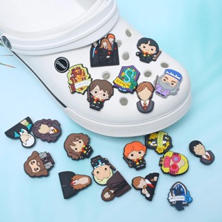 จิ๊บติดรองเท้า Crocs Jibbitz Magic Gryffindor Jibbits Charm Harry Potter น่ารัก สําหรับเด็ก