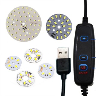 หลอดไฟ LED 2W 3W 5W 10W SMD 5730 หรี่แสงได้ สีขาวอบอุ่น DIY