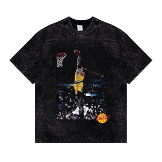 tshirt เสื้อยืด ทรงปกติ MCF SLAM DUNK LAKERS WASH(S-5XL)