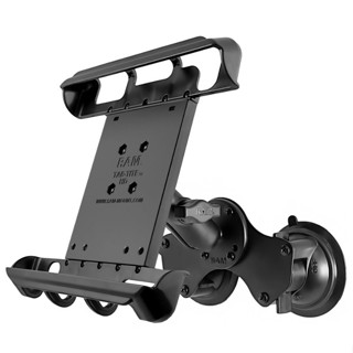 อุปกรณ์ภายในรถย์ RAM MOUNTS  ชุดตัวจับ iPad / Tablets ขนาด 9.7-11 นิ้ว พร้อมตัวดูดกระจกคู่  RAM-B-189-TAB8U