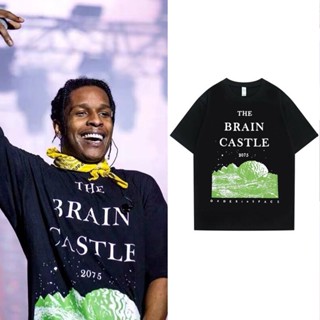 [S-5XL] เสื้อยืดแขนสั้น พิมพ์ลาย Rapper Asap Rocky Same สไตล์ฮิปฮอป สตรีท แฟชั่นสําหรับผู้ชาย และผู้หญิง