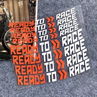 สติกเกอร์สะท้อนแสง กันน้ํา กันแดด สําหรับติดตกแต่งล้อรถมอเตอร์ไซค์ KTM RC390 Duke 250 690 790 890 1190