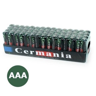 ถ่าน Cermania ขนาดAAหรือAAA 1กล่อง/แพค60ก้อน (ส่งถูกที่สุด) ถ่าน