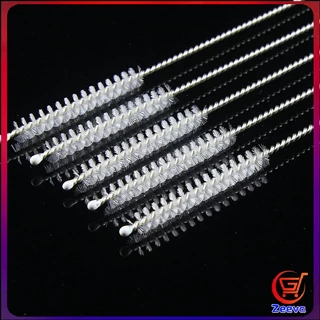 Zeeva แปรงล้างหลอดดูด จุกนม ขนไนล่อน ไม่ทำให้เป็นรอย Stainless steel soft straw straw brush