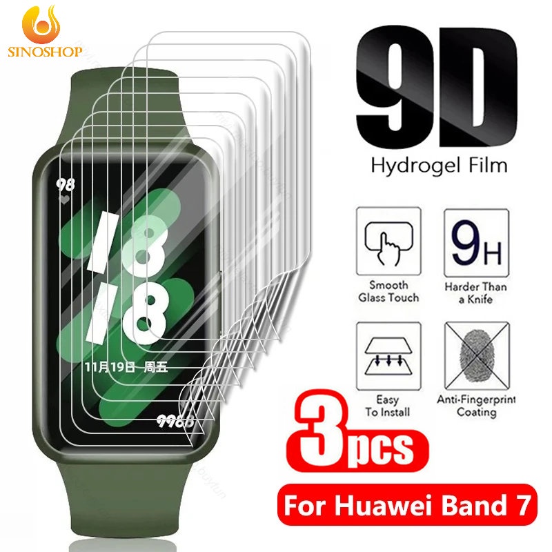 3/1 ชิ้น นิ่ม TPU ฟิล์มป้องกัน สําหรับ Huawei Band 7 สมาร์ทวอทช์ ป้องกันเต็มหน้าจอ / สําหรับ Huawei Watch Fit 2 / ES HD ฟิล์มนาฬิกา แบบใส บางพิเศษ