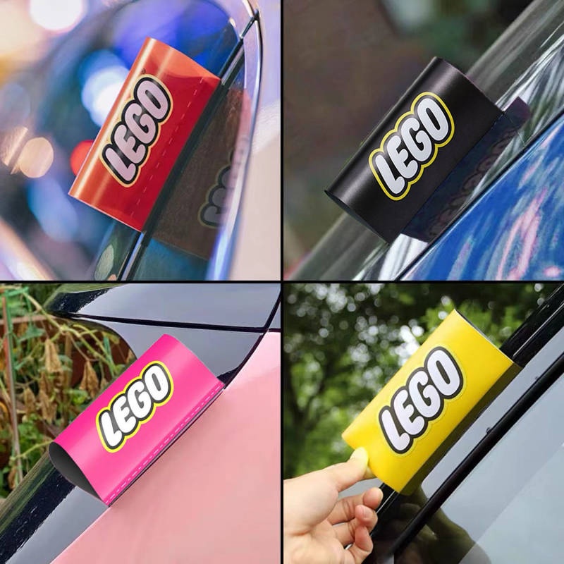 Lego Bumper Stickers Lego Lego Washed Stick Label Car Electric Car Motorcycle Bicycle Lego Car Label Krzh