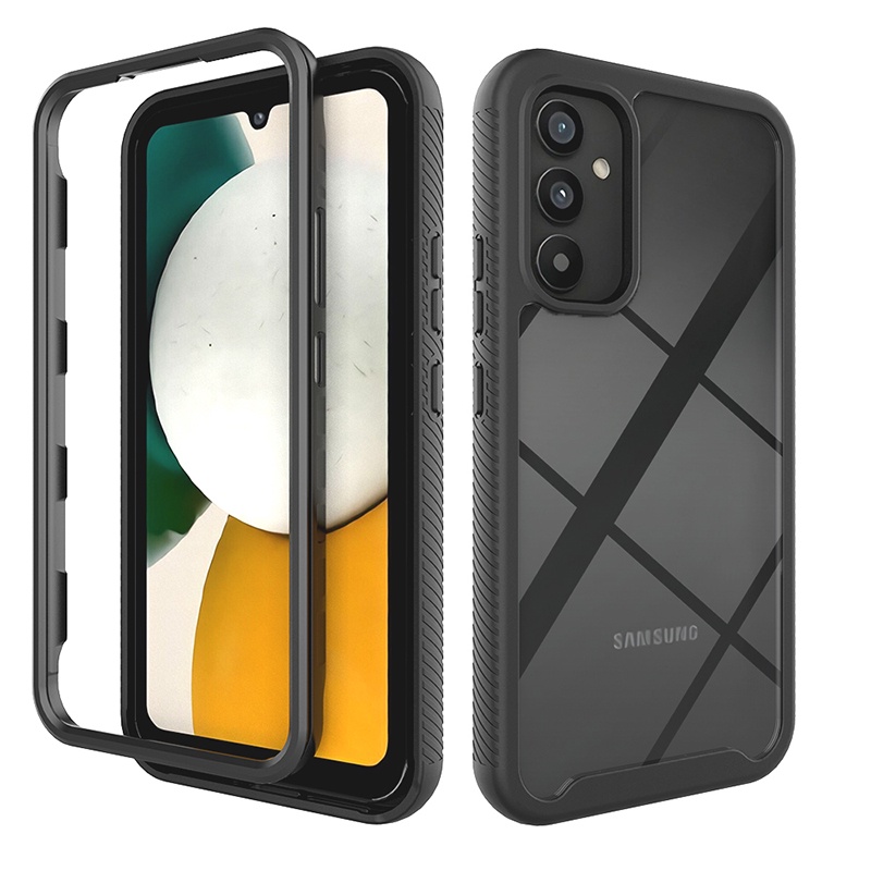 SAMSUNG สําหรับsamsung Galaxy A34 A54 A24 A04 A04s A14 5G Full BodyกันชนใสHybridเกราะกันกระแทกกรณี