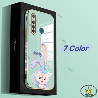 เคส Realme 5 6 7 5i 5s 6i 5 pro 6 pro 7 pro Narzo 20 pro โทรศัพท์มือถือแบบนิ่ม ลายดิสนีย์ StellaLou 32ATZ สําหรับ