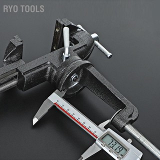 Ryo Tools ปากกาจับชิ้นงานตั้งโต๊ะหมุนได้ 360 องศา 73 มม. ปากกาจับโต๊ะเปิดเครื่องมือหนีบเหล็กหล่อ