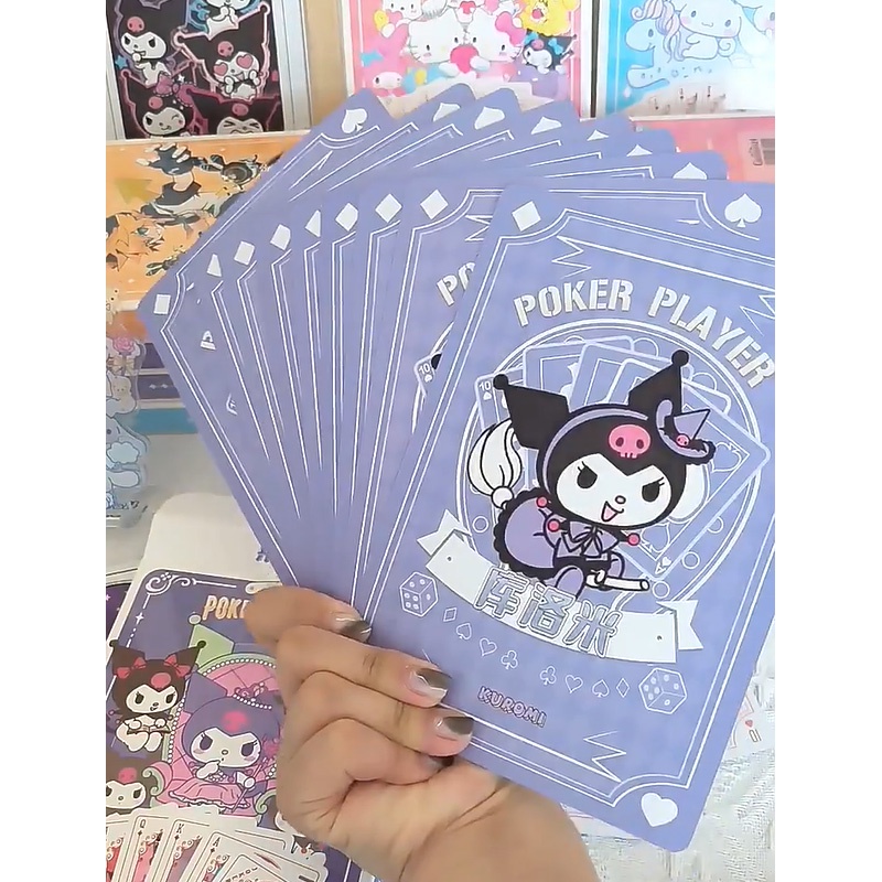 SANRIO ไพ่โป๊กเกอร์ ขนาดใหญ่ ลายการ์ตูนอนิเมะนารูโตะ Kuromi Luffy 56 ชิ้น ราคา ถูกที่สุด ดีลบีเคเค แกลเลอรีภาพที่ 5