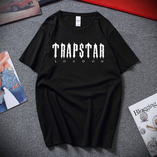 oversize T-shirt GILDAN 【Plus Size】เสื้อยืด ผ้าฝ้าย 100% พิมพ์ลาย Trapstar London แฟชั่น สําหรับผู้ชาย ผู้หญิง XS-2XL S-