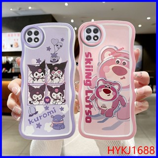 เคส Samsung A22 5G tpu ซิลิโคน ลายคลื่น เคสป้องกัน การ์ตูน ขอบเต็ม เคสนิ่ม TY