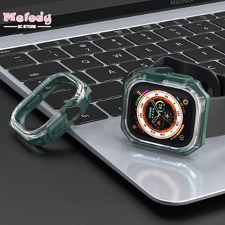 เคสนาฬิกาข้อมือ PC Tpu แบบใส สําหรับ iwatch ultra 49 มม. iwatch series 8 se 7 6 5 4 45 มม. 41 มม. 44 มม. 40 มม.