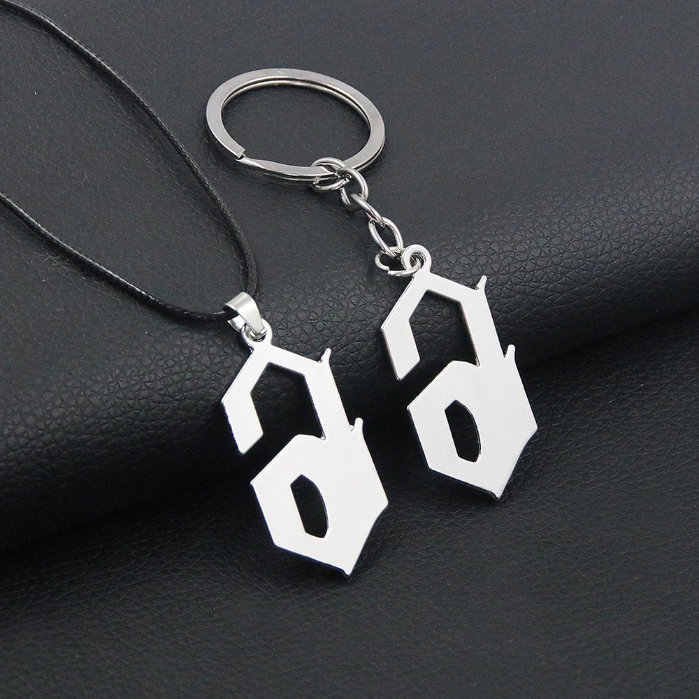 เครื่องประดับ สร้อยคอ โลหะผสมสังกะสี จี้การ์ตูนอนิเมะ Bleach Accesorios Espada NO.6 Grimmjow สําหรับผู้ชาย และผู้หญิง