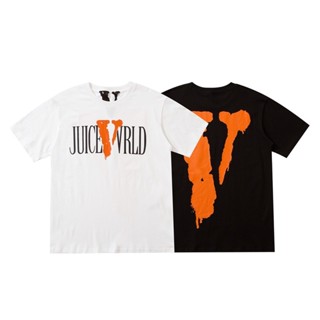 เสื้อยืด ไดนามิก ลาย Vlone Form แฟชั่นคู่รัก