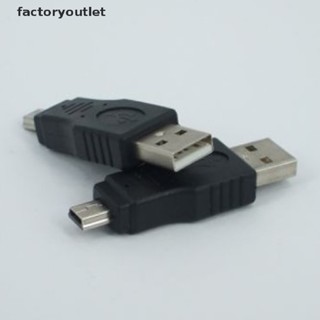 FLTH Mini USB Male to USB Female Converter Connector Transfer data Sync OTG Adapter Vary