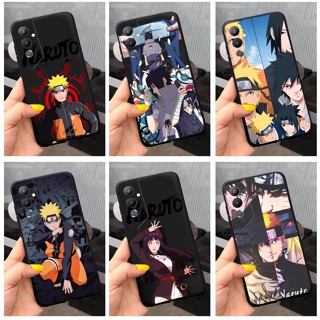 เคสโทรศัพท์มือถือ ซิลิโคนนิ่ม TPU กันกระแทก ลายการ์ตูนนารูโตะ สีดํา สําหรับ Tecno Pova 4 LG7n Pro LG8n