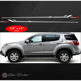 X2 สติกเกอร์ไวนิล ISUZU MU-X สําหรับติดตกแต่งร่างกาย