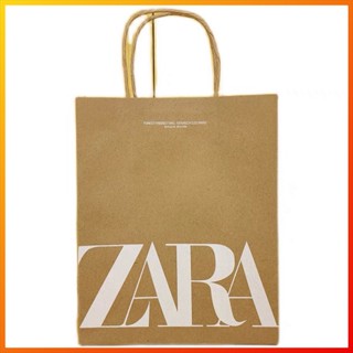 Zara ถุงกระดาษ ถุงของขวัญ ถุงผ้า