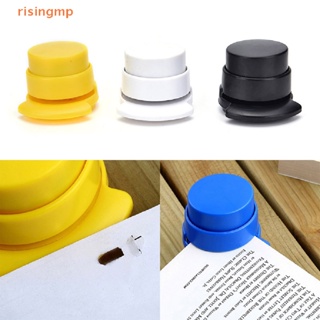 [risingmp] 1X Office Home Staple Free Stapleless Stapler Paper Binding Binder Paperclip,