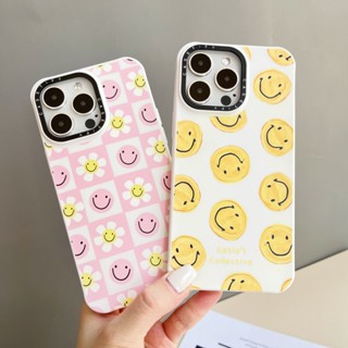 【หน้ายิ้ม ดอกทานตะวัน】casetify เคส iPhone สําหรับ 14 Pro 14ProMax 13 Pro 12 14 Plus 11 Pro Max XR X XS Max 7/8 Plus กันกระแทก แฟชั่น ซิลิโคนนิ่ม TPU ins tide