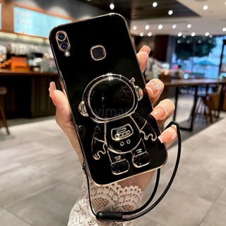 เคสโทรศัพท์มือถือ กันกระแทก ลายนักบินอวกาศ พร้อมสายคล้อง สําหรับ Vivo 1806 1816 1817 1810 1807 1811 1814 1804 1726 1723 1727 1818 1819