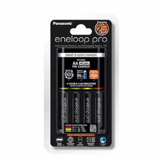 ชุดชาร์จ Panasonic Eneloop PRO พร้อมถ่าน4ก้อน ชาร์จไว 2 ชม ถ่าน