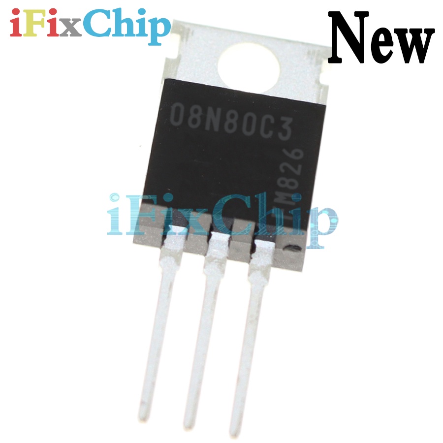 10 ชิ้น 08N80C3 SPP08N80C3 TO-220 800V 8A ยี่ห้อใหม่