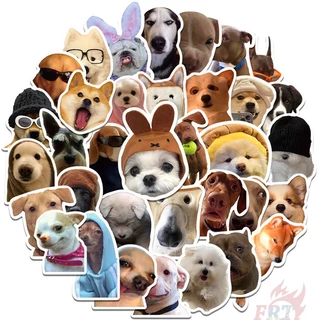 ❉ Funny Dogs Emoji Series 01 Stickers ❉ 50Pcs/Set DIY Fashion Waterproof Doodle Decals Stickers
