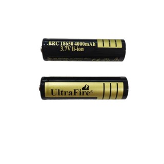 ถ่านชาร์จ Li-on Ultrafire 18650 4000 mah 1 ก้อน ถ่าน