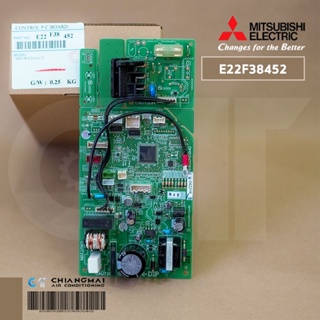 E22F38452 แผงวงจรแอร์ Mitsubishi Electric แผงบอร์ดแอร์มิตซูบิชิ บอร์ดคอยล์เย็น รุ่น MSZ-SGF24VA-T1