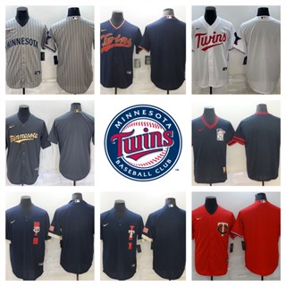 MLB Minnesota Twins เบสบอลเสื้อยืดผู้ชายผู้ชาย