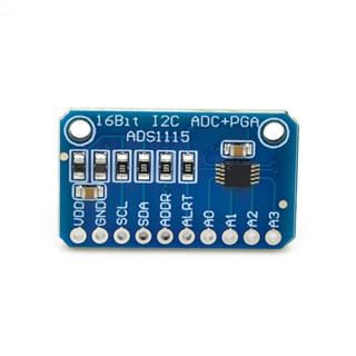 ขยายขา analog ADS1115 I2C ADC 4 Channel 16-Bit with Programmable Gain Amplifier Module Analog to Digital i2C