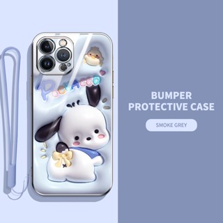 เคสโทรศัพท์มือถือ ลายสัตว์ และพืชน่ารัก 3D พร้อมสายคล้อง สําหรับ iPhone 11 Pro Max 12 Pro Max 12 Mini