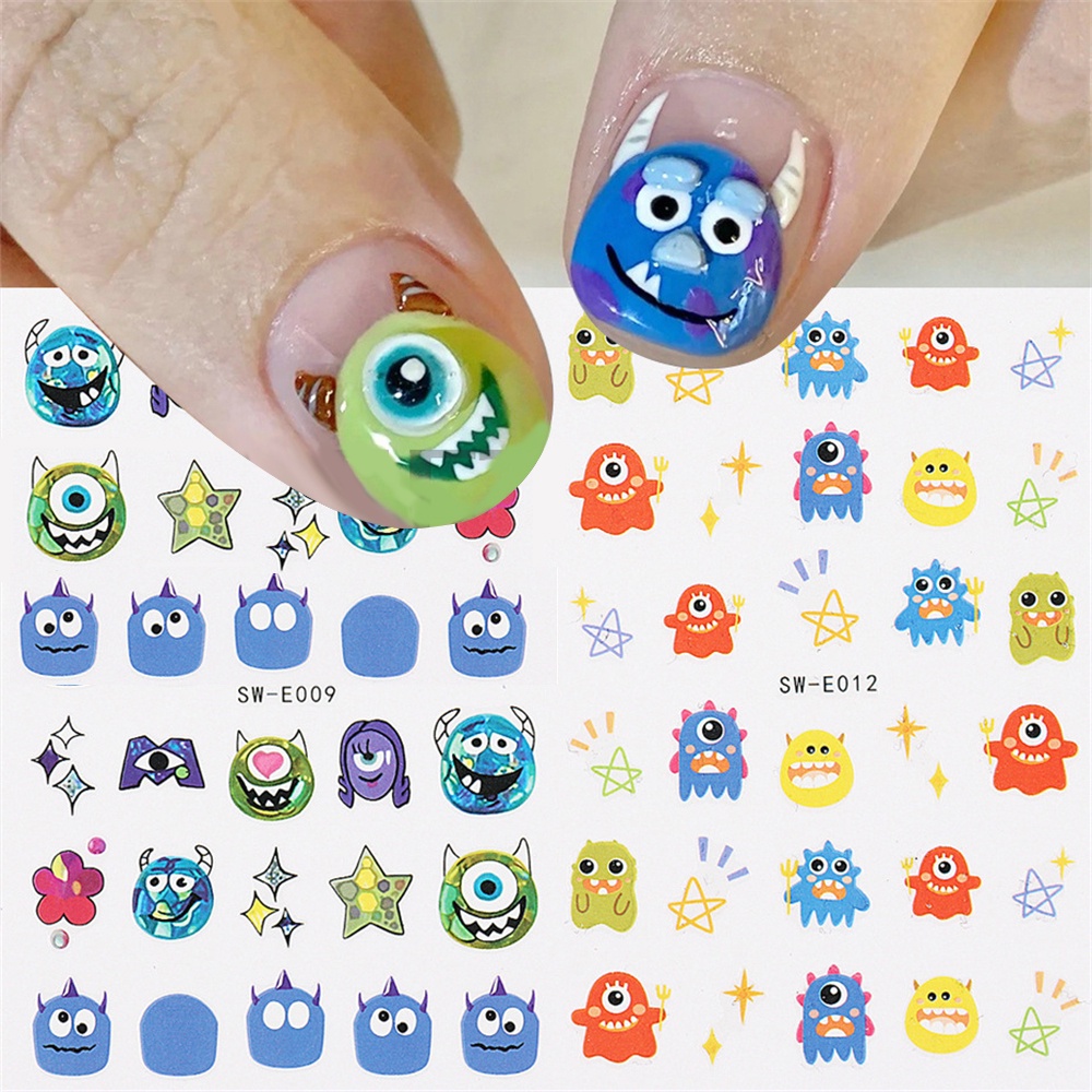 3D สติกเกอร์เล็บ สติ๊กเกอร์ทําเล็บ รูปที่ 3