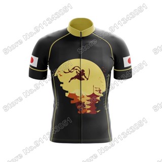 เสื้อกีฬาแขนสั้น ลายธงญี่ปุ่น MTB Maillot แฟชั่นฤดูร้อน สไตล์ญี่ปุ่น สําหรับผู้ชาย 2024